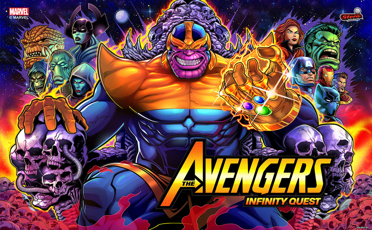 Avengers Infinity Quest Premium Translite by Stern Pinball