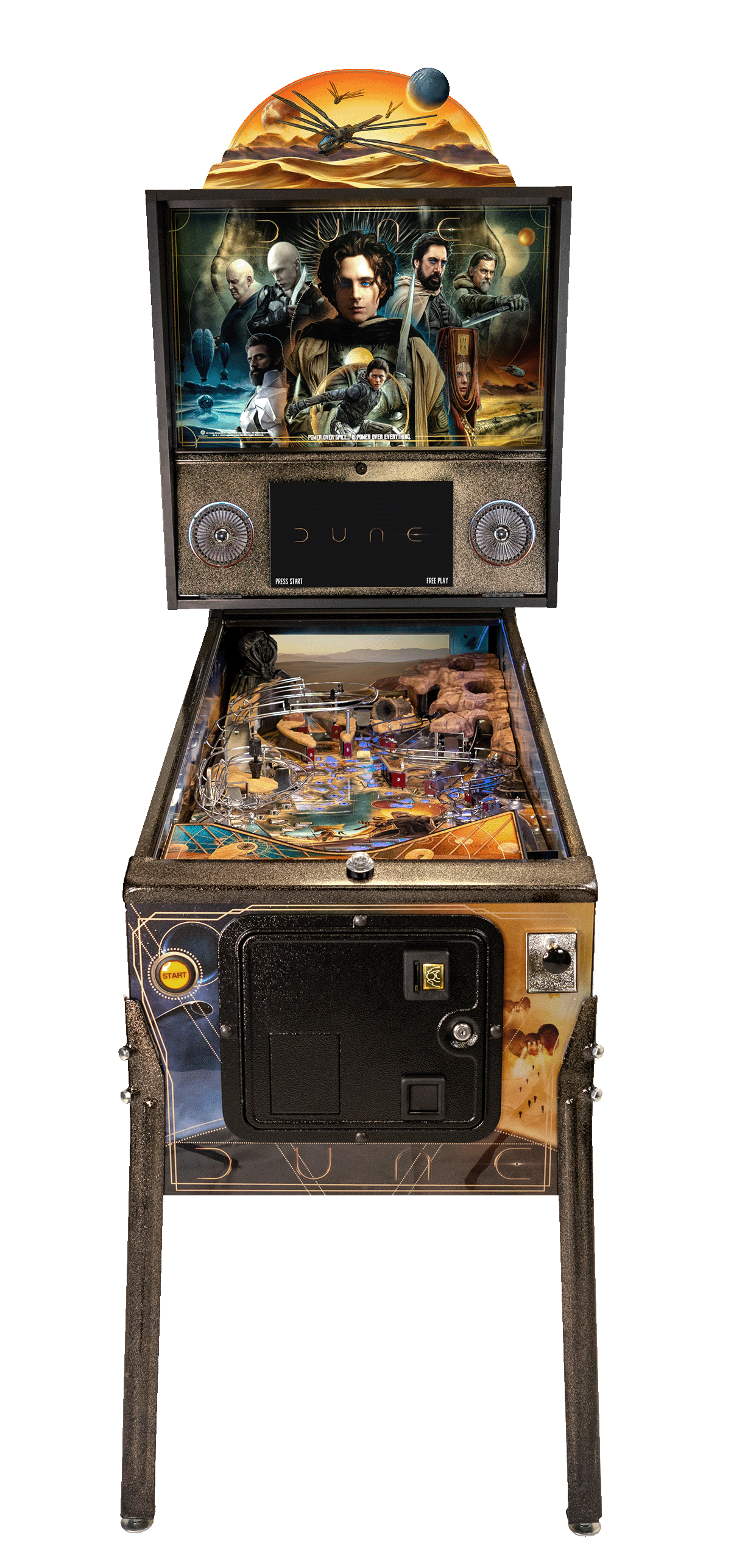 DUNE Pinball Machine by Barrels of Fun Pinball