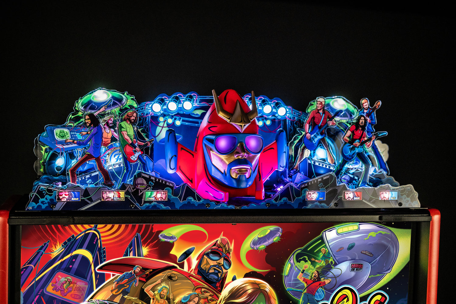 Foo Fighters FooBot Topper by Stern Pinball