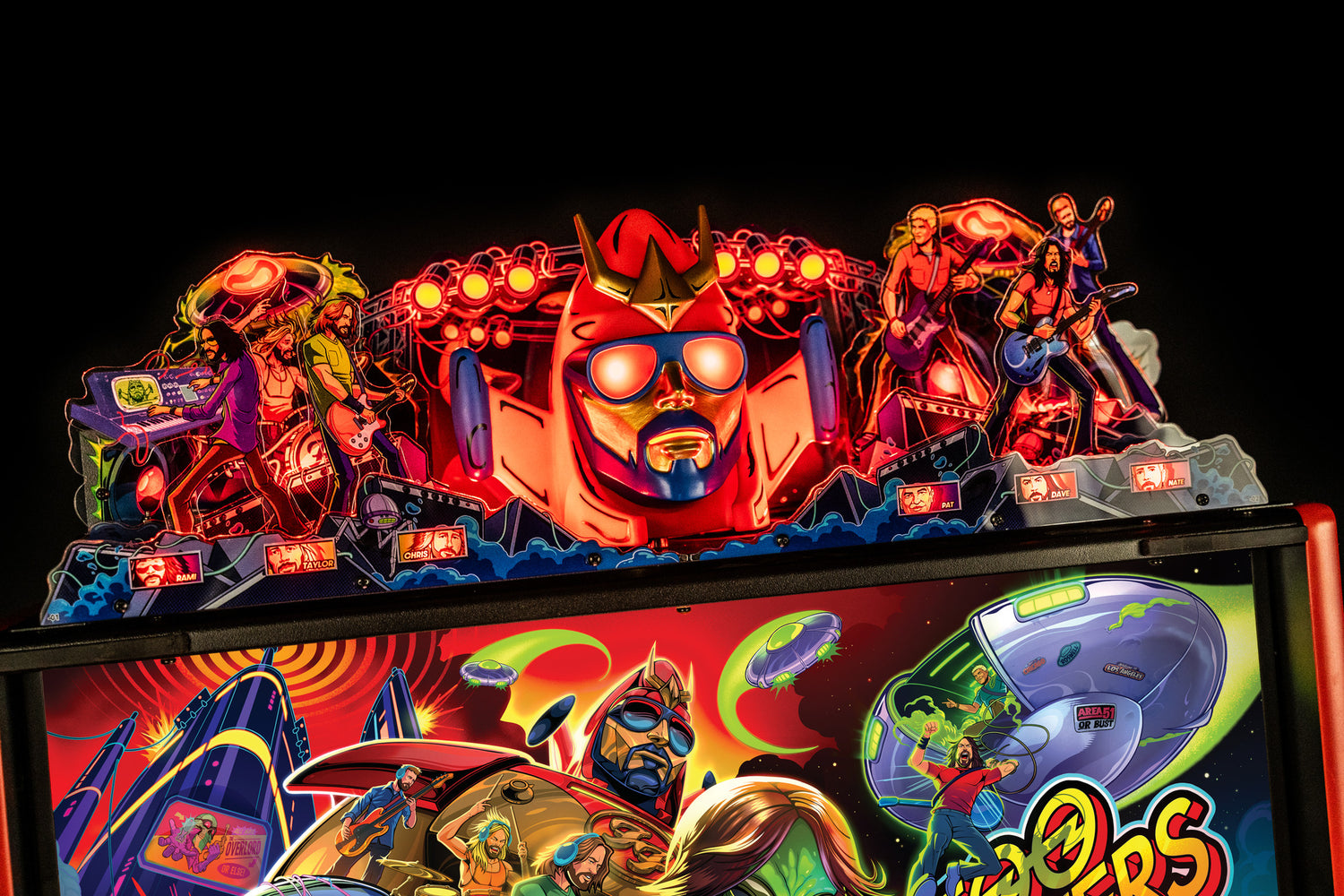 Foo Fighters FooBot Topper by Stern Pinball