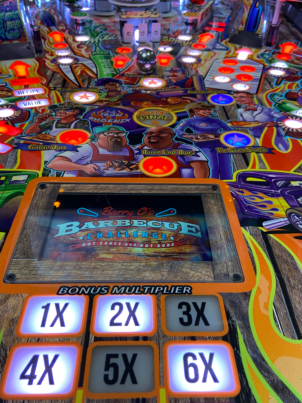 Barry O's Barbecue Challenge BBQ Limited Edition by American Pinball
