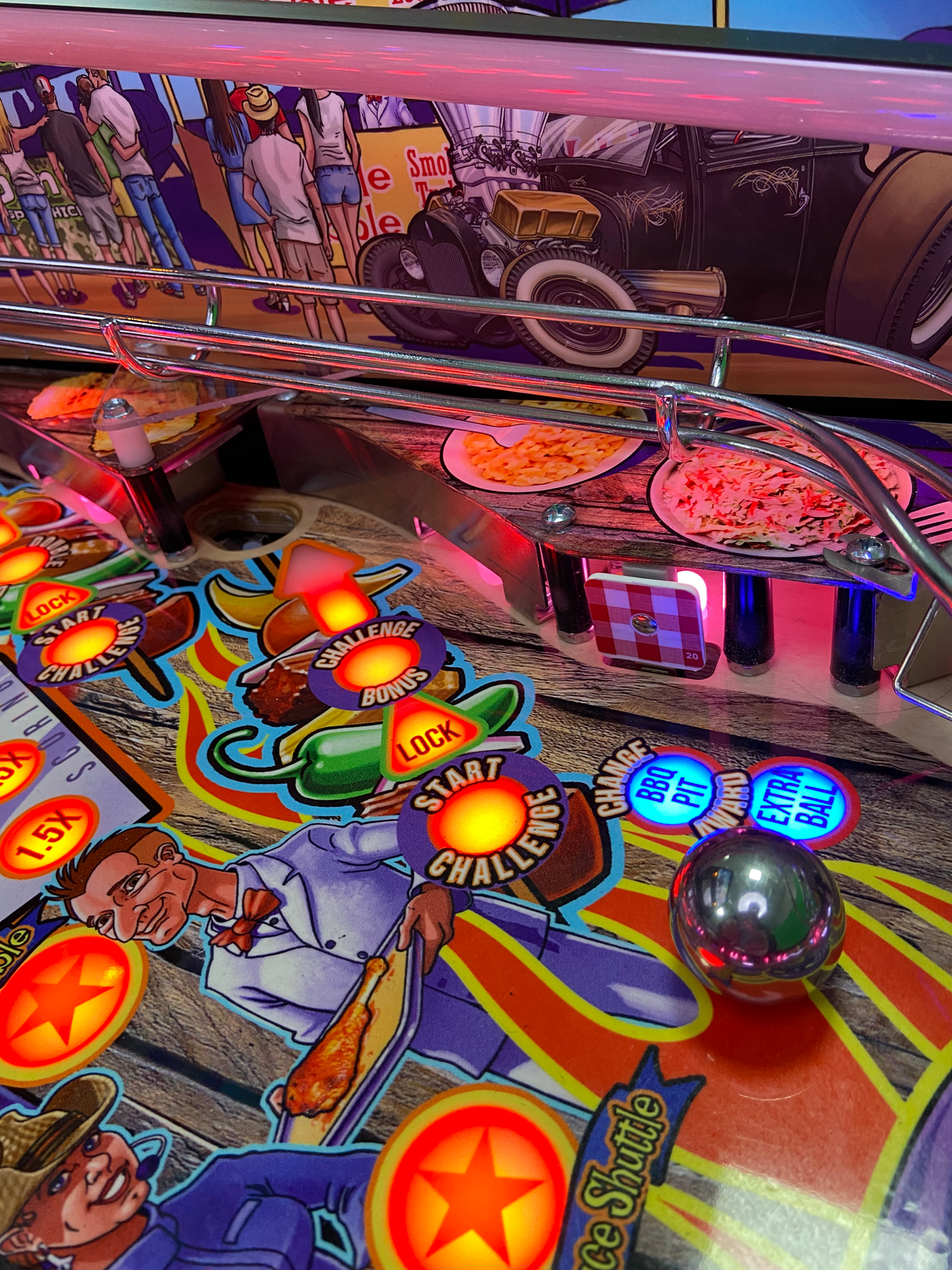 Barry O's Barbecue Challenge BBQ Limited Edition by American Pinball