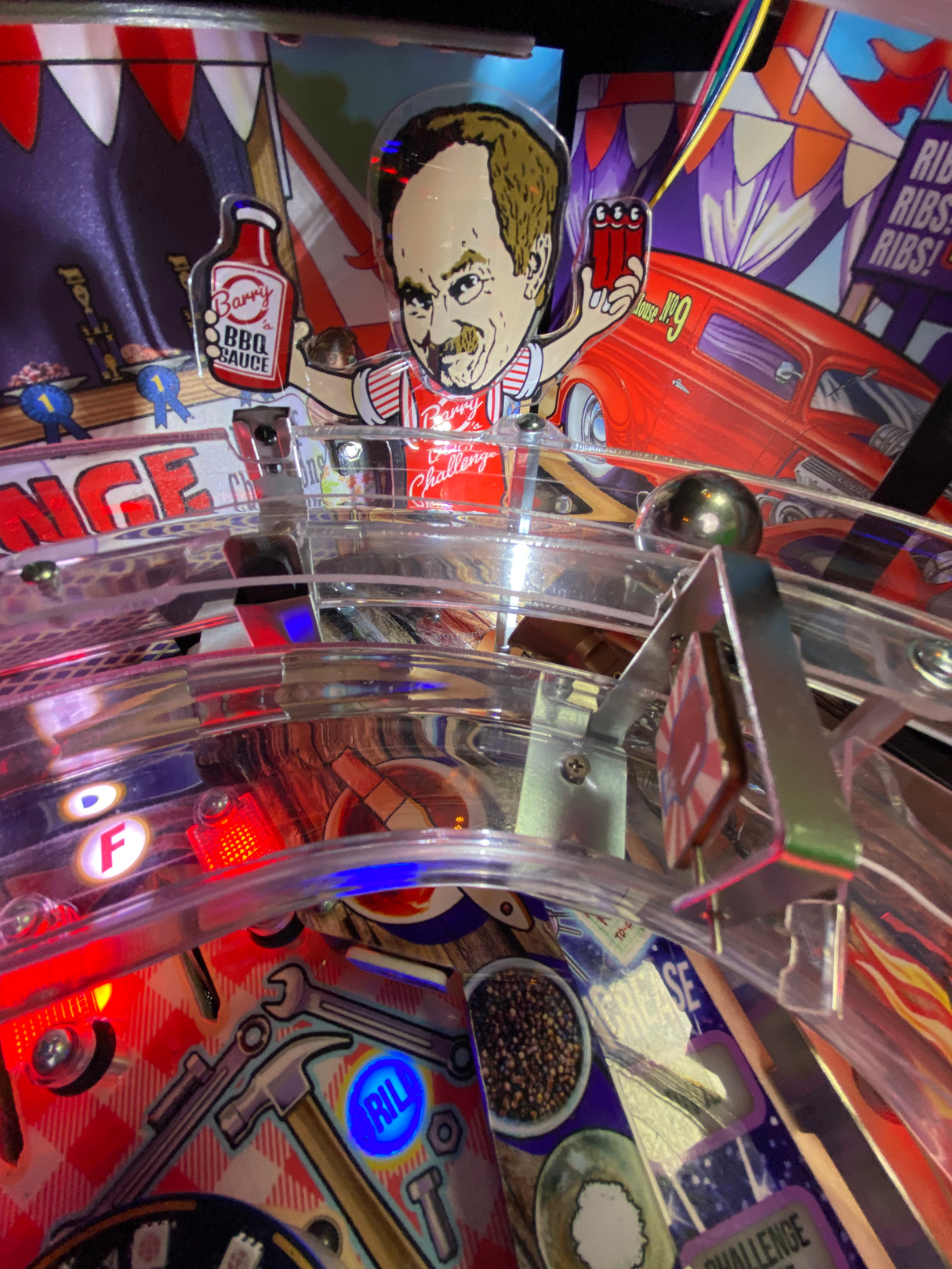 Barry O's Barbecue Challenge BBQ Limited Edition by American Pinball