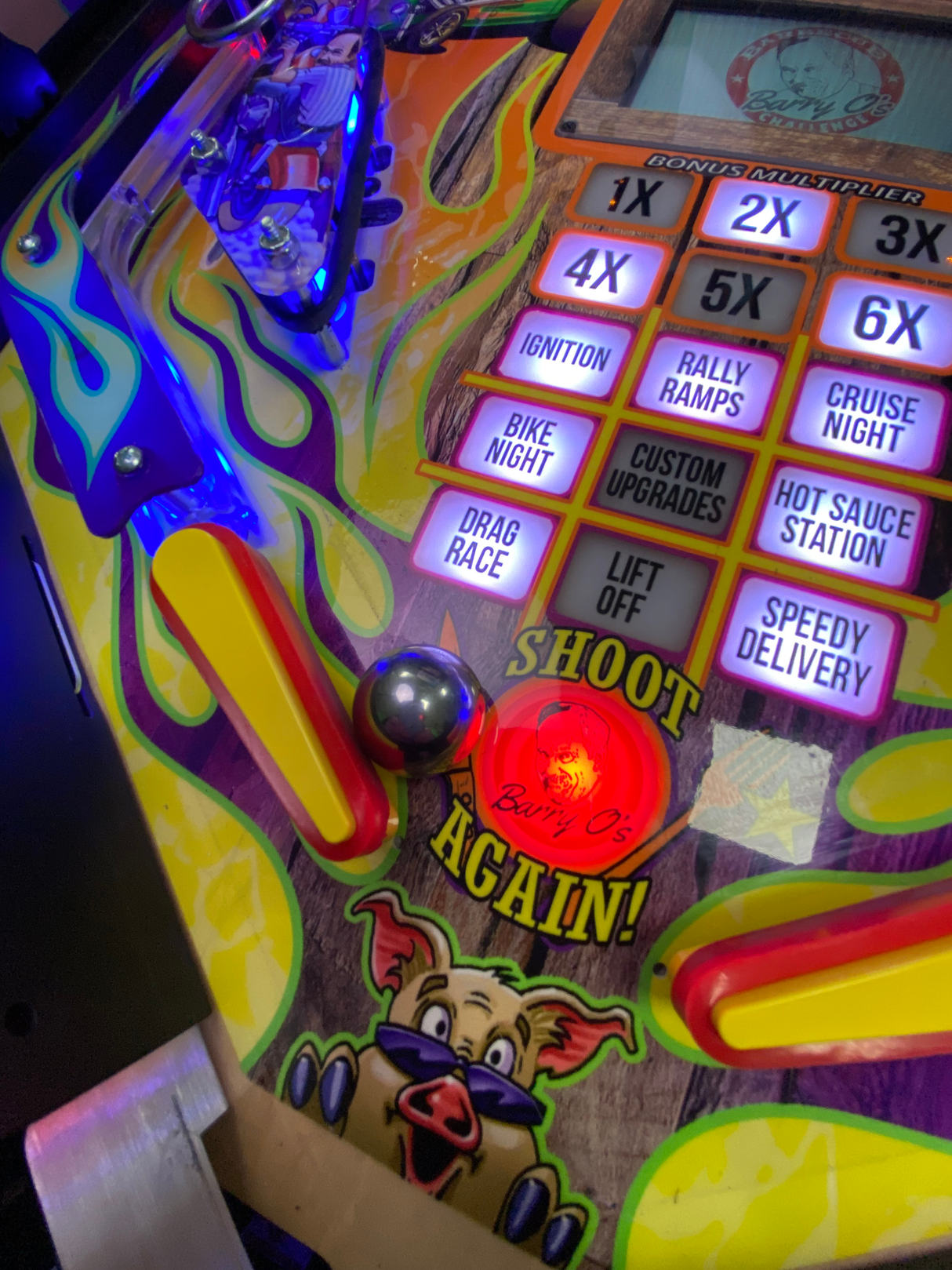 Barry O's Barbecue Challenge BBQ Limited Edition by American Pinball