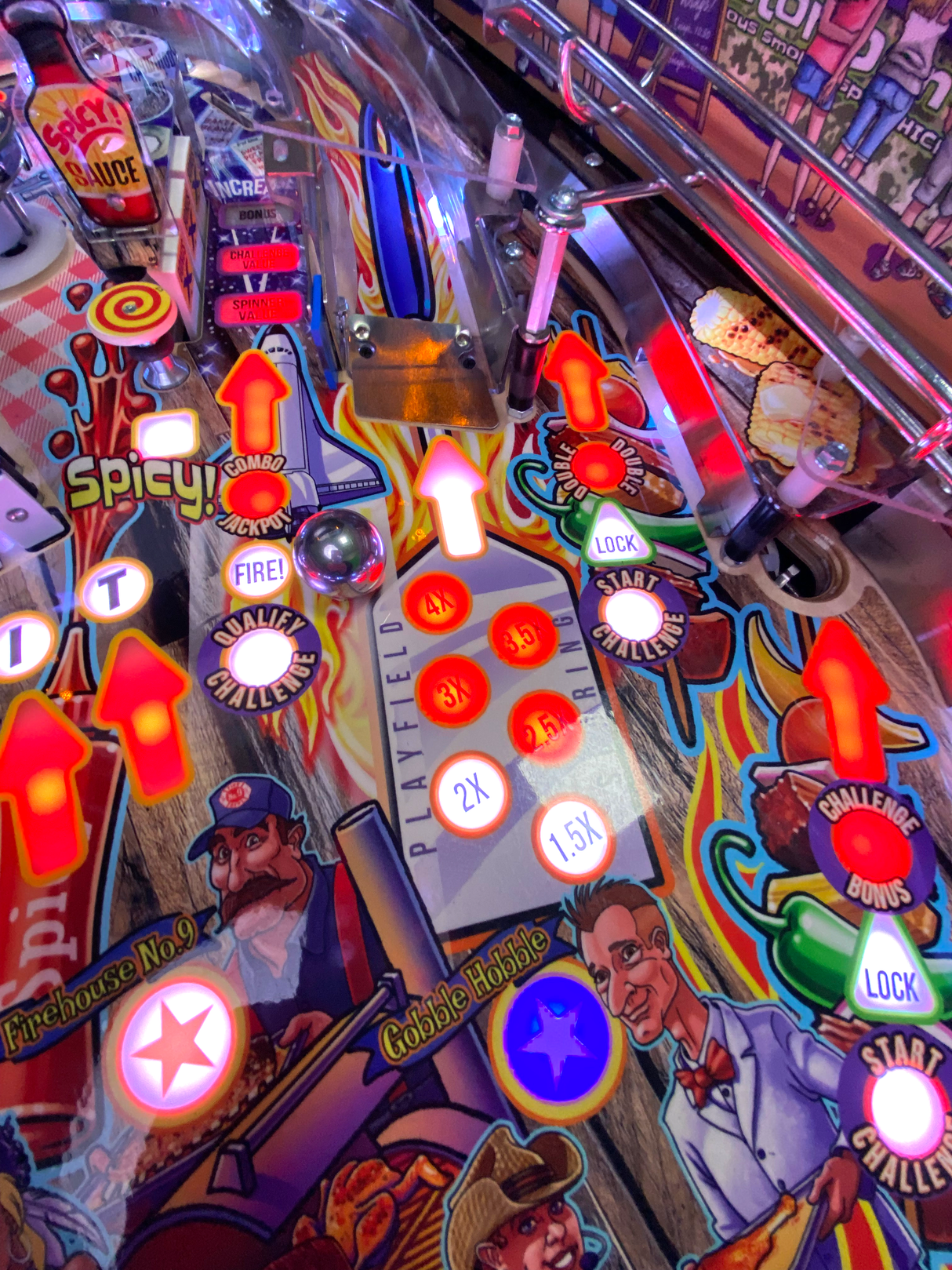 Barry O's Barbecue Challenge BBQ Limited Edition by American Pinball