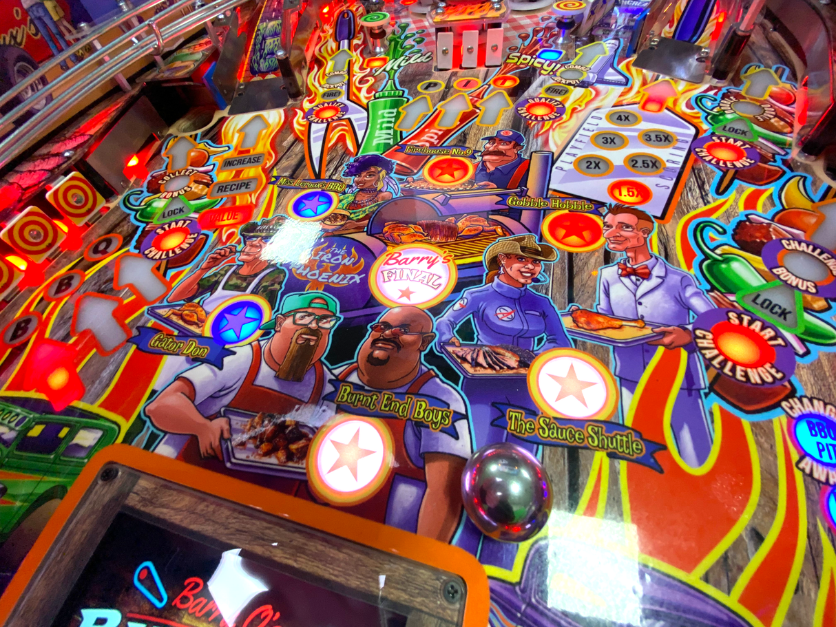 Barry O's Barbecue Challenge BBQ Limited Edition by American Pinball