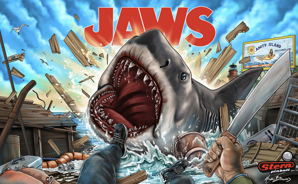 Jaws Premium Translite by Stern Pinball