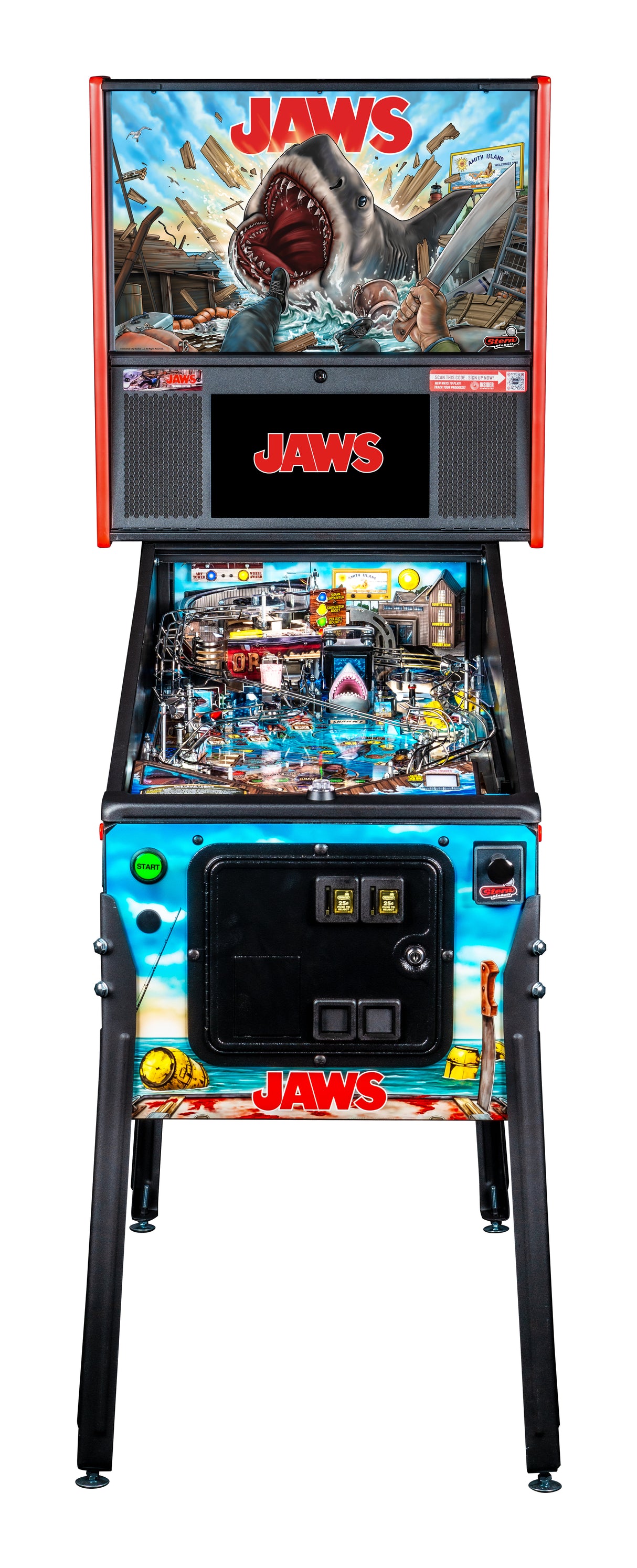Jaws Premium Pinball By Stern