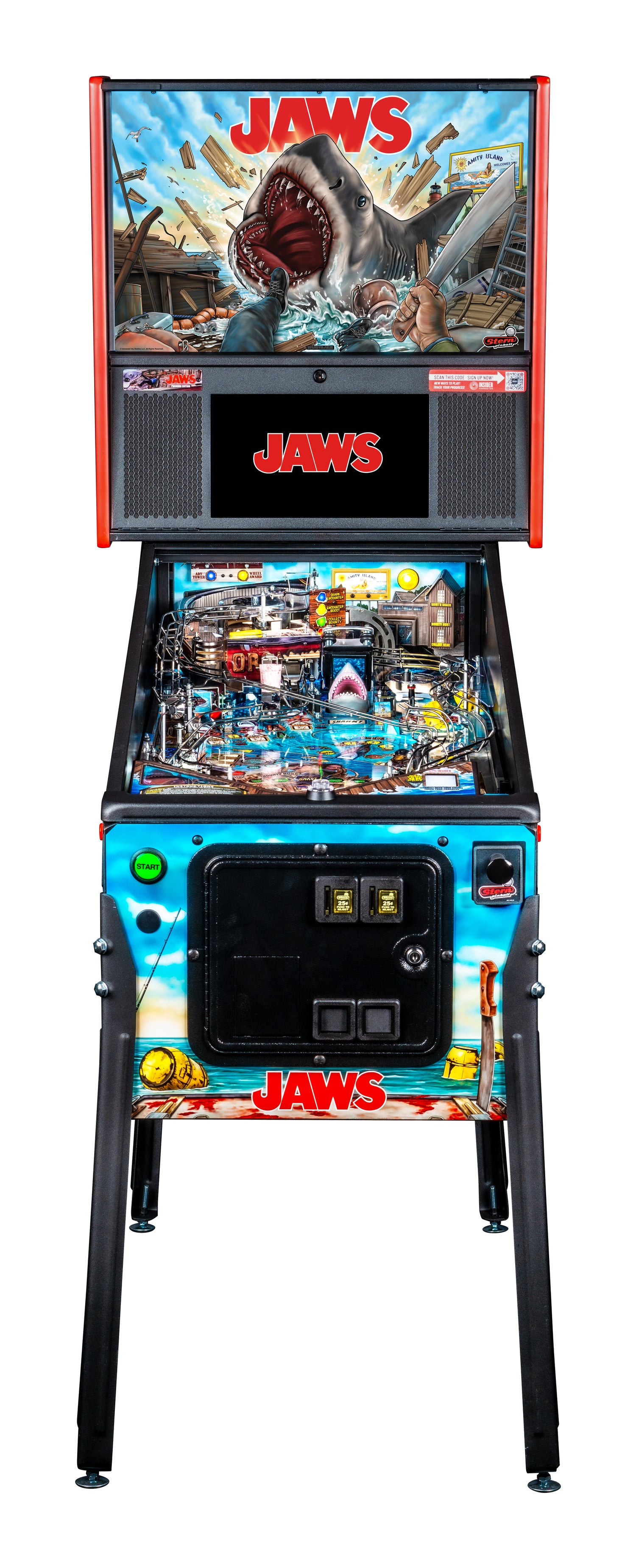 Jaws Premium Pinball By Stern