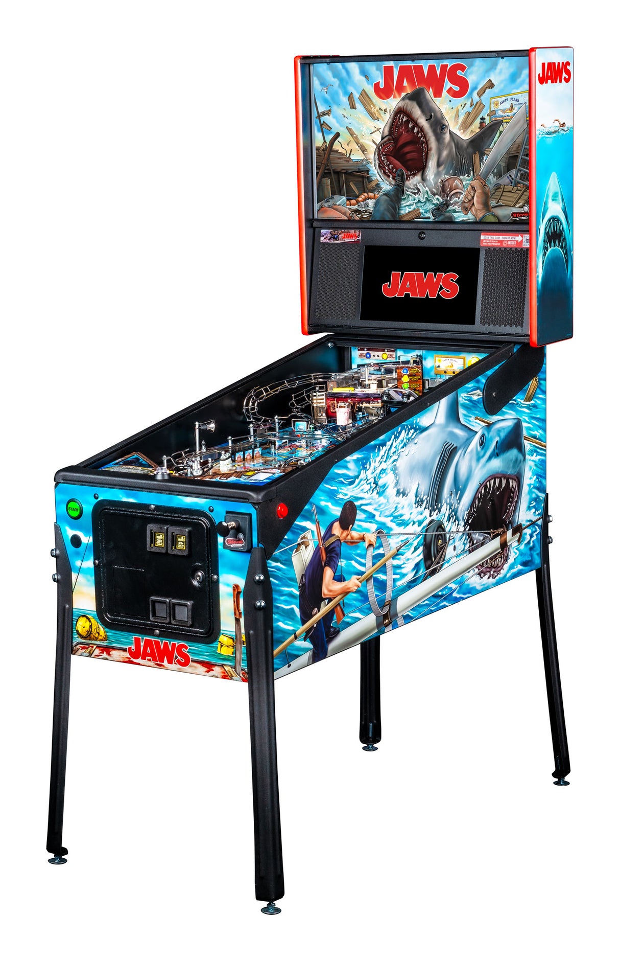 Jaws Premium Pinball By Stern