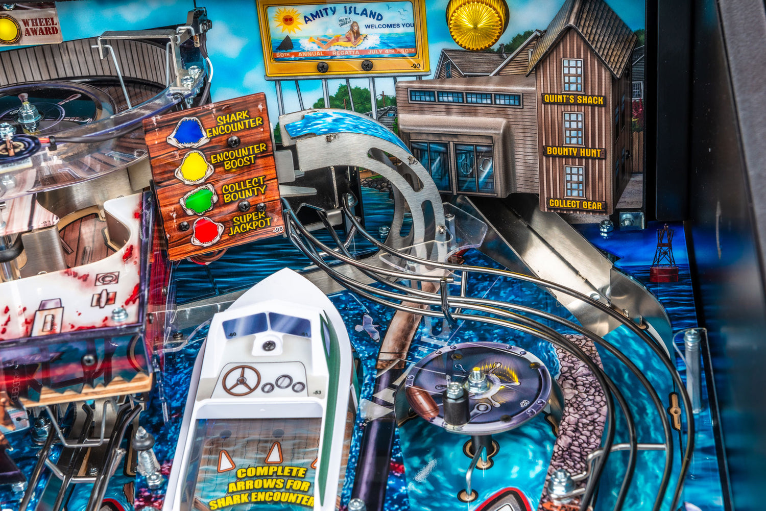 Jaws Premium Pinball By Stern