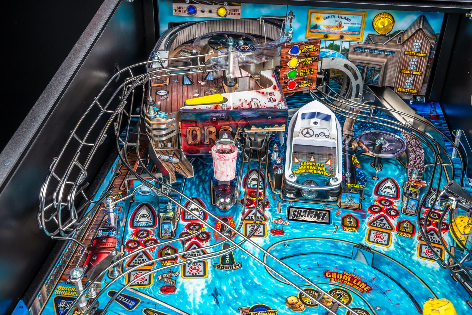 Jaws Premium Pinball By Stern