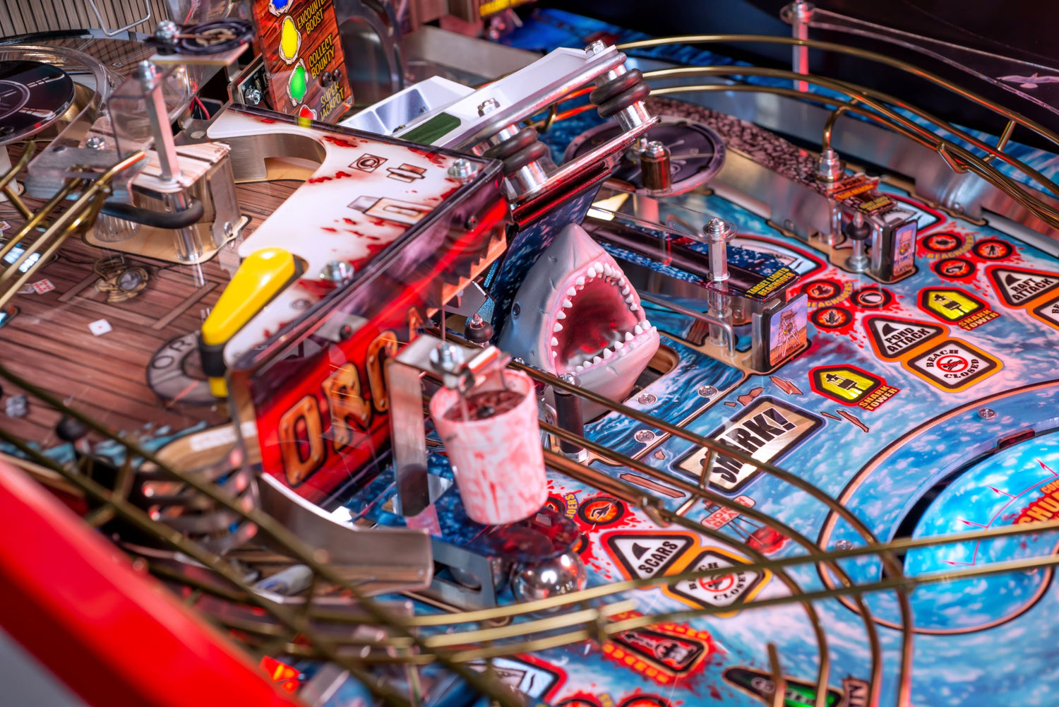 Jaws 50th Anniversary Edition Premium Pinball By Stern