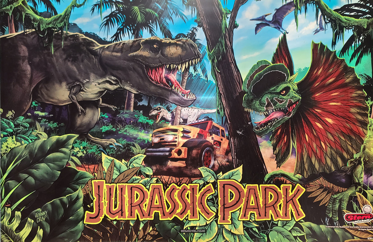 Jurassic Park Pro Translite by Stern Pinball