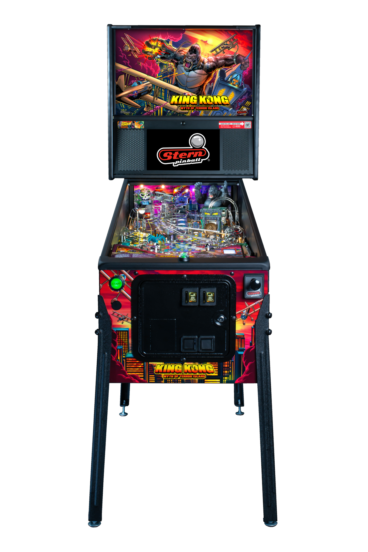 King Kong Premium Pinball Machine By Stern