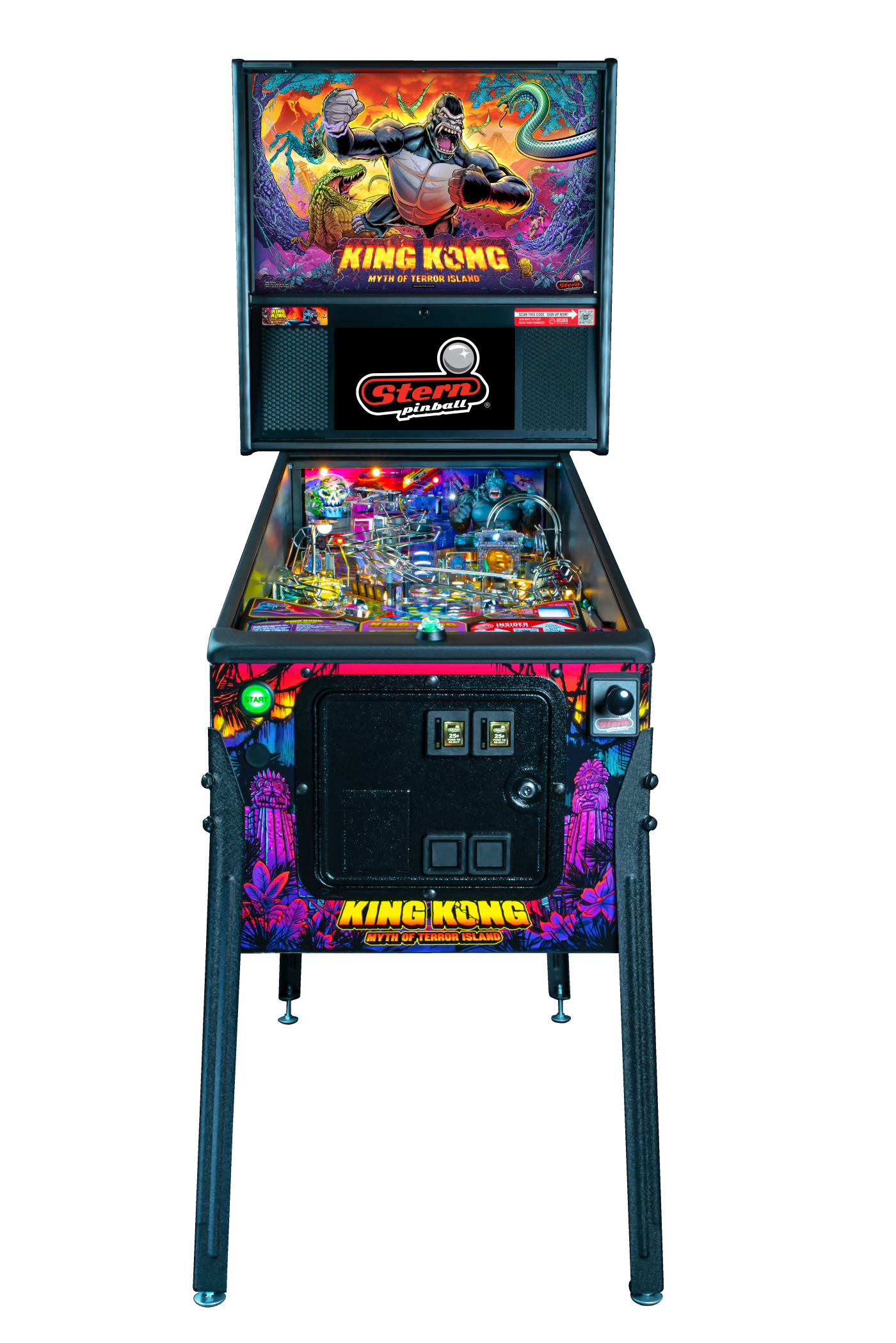 King Kong Pro Pinball Machine By Stern