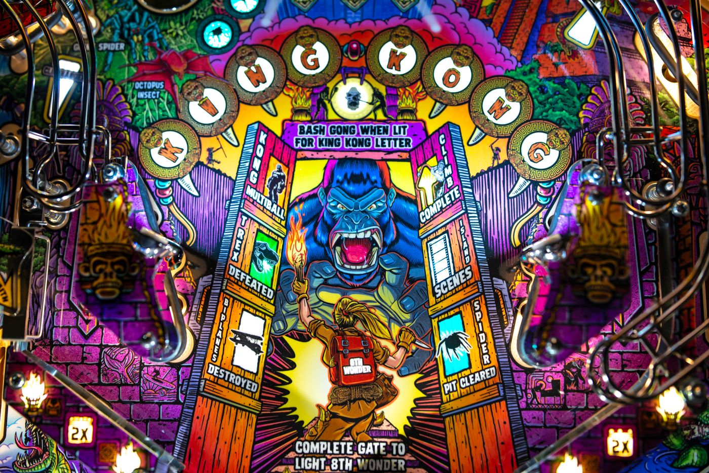 King Kong Pro Pinball Machine By Stern