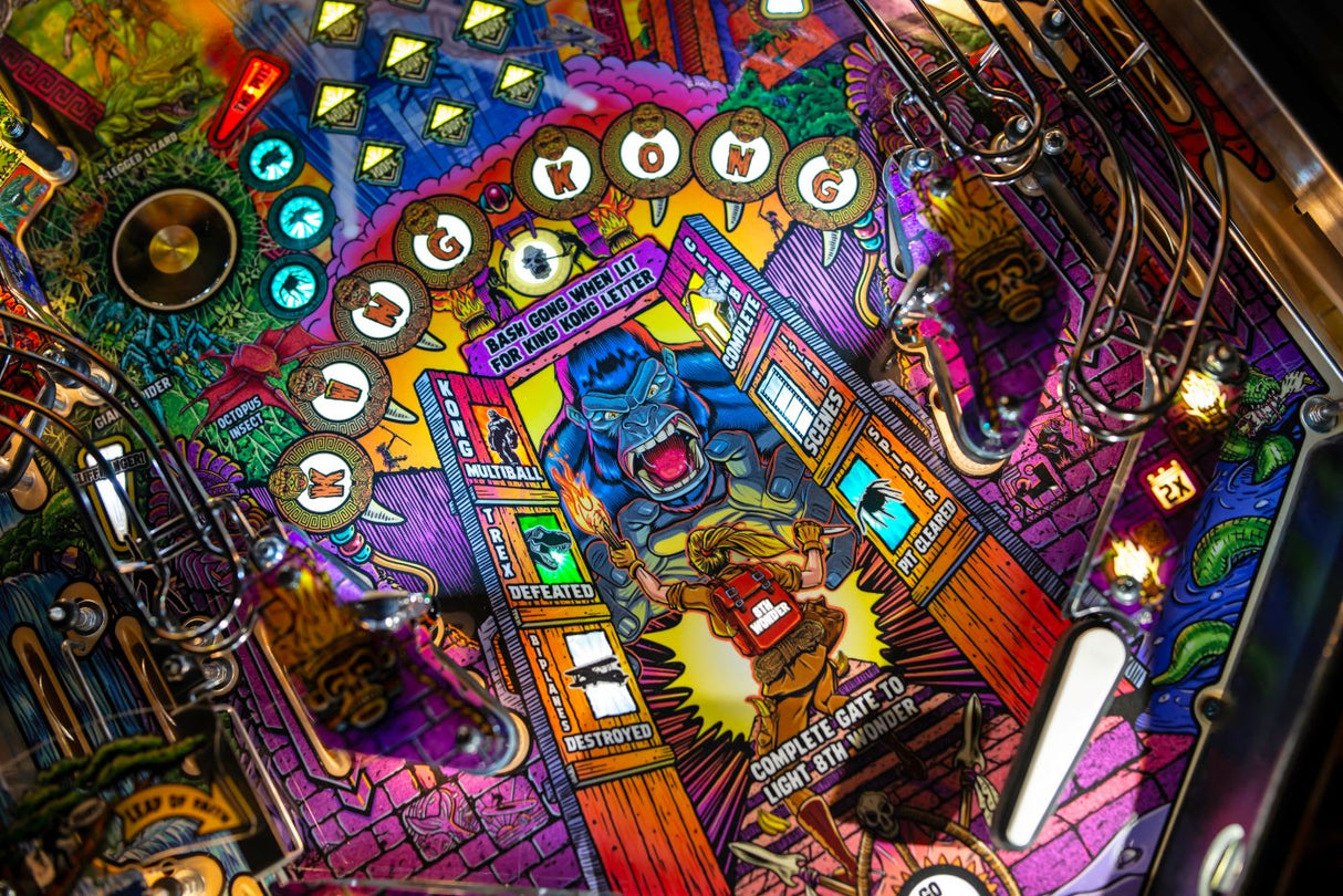 King Kong Pro Pinball Machine By Stern