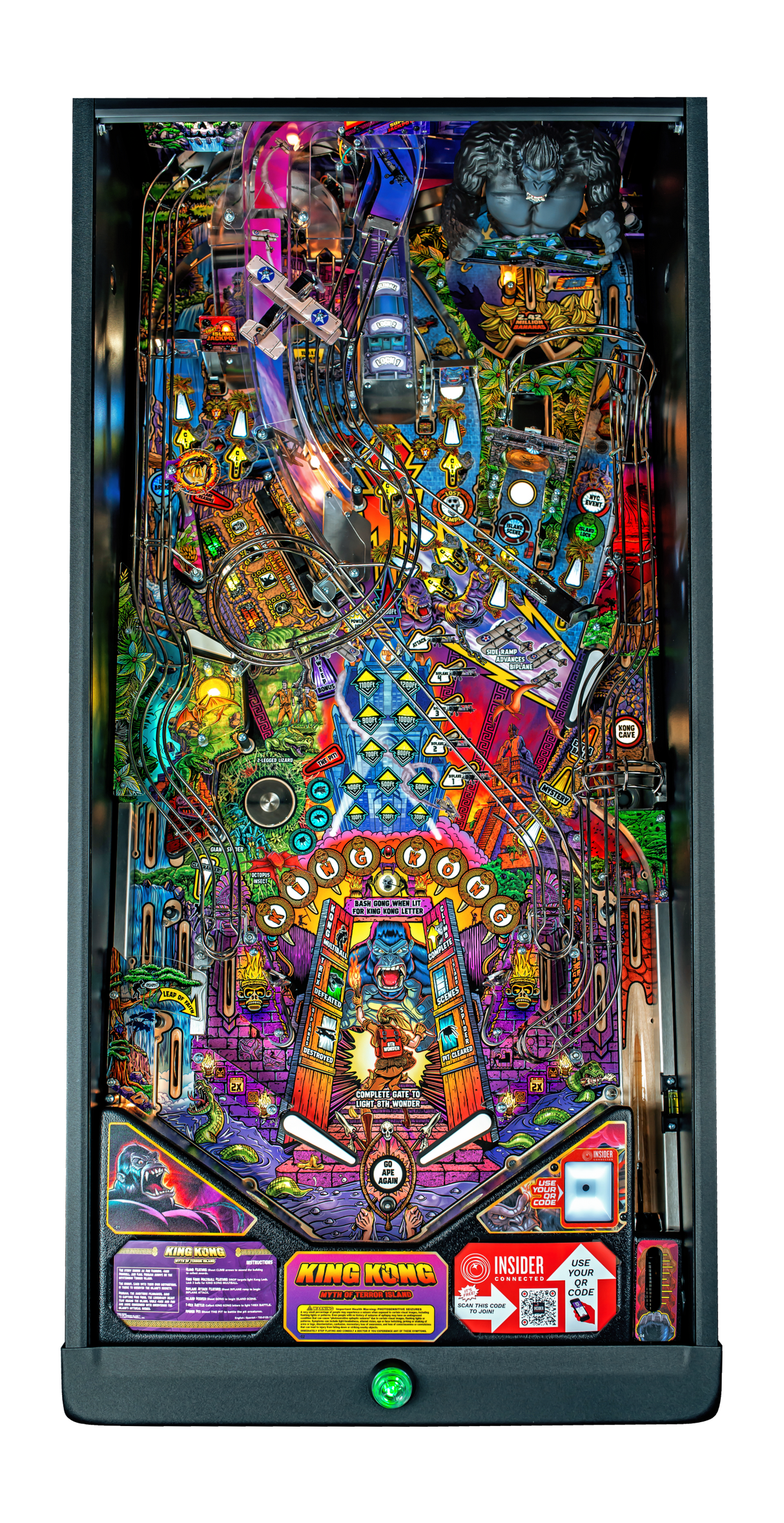 King Kong Pro Pinball Machine By Stern