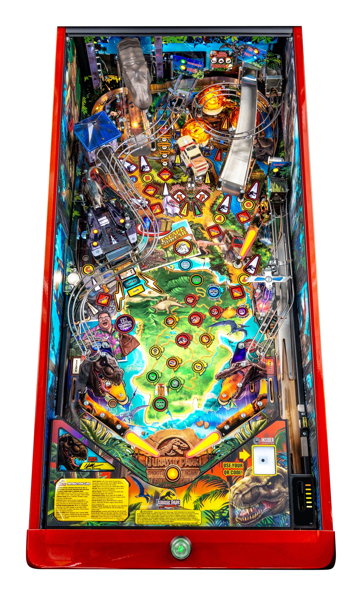 Jurassic Park LE Pinball 30th Limited Edition by Stern
