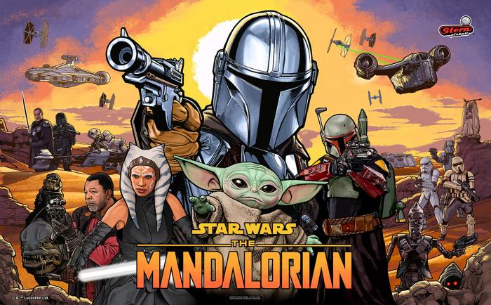 Mandalorian Pro Translite by Stern Pinball
