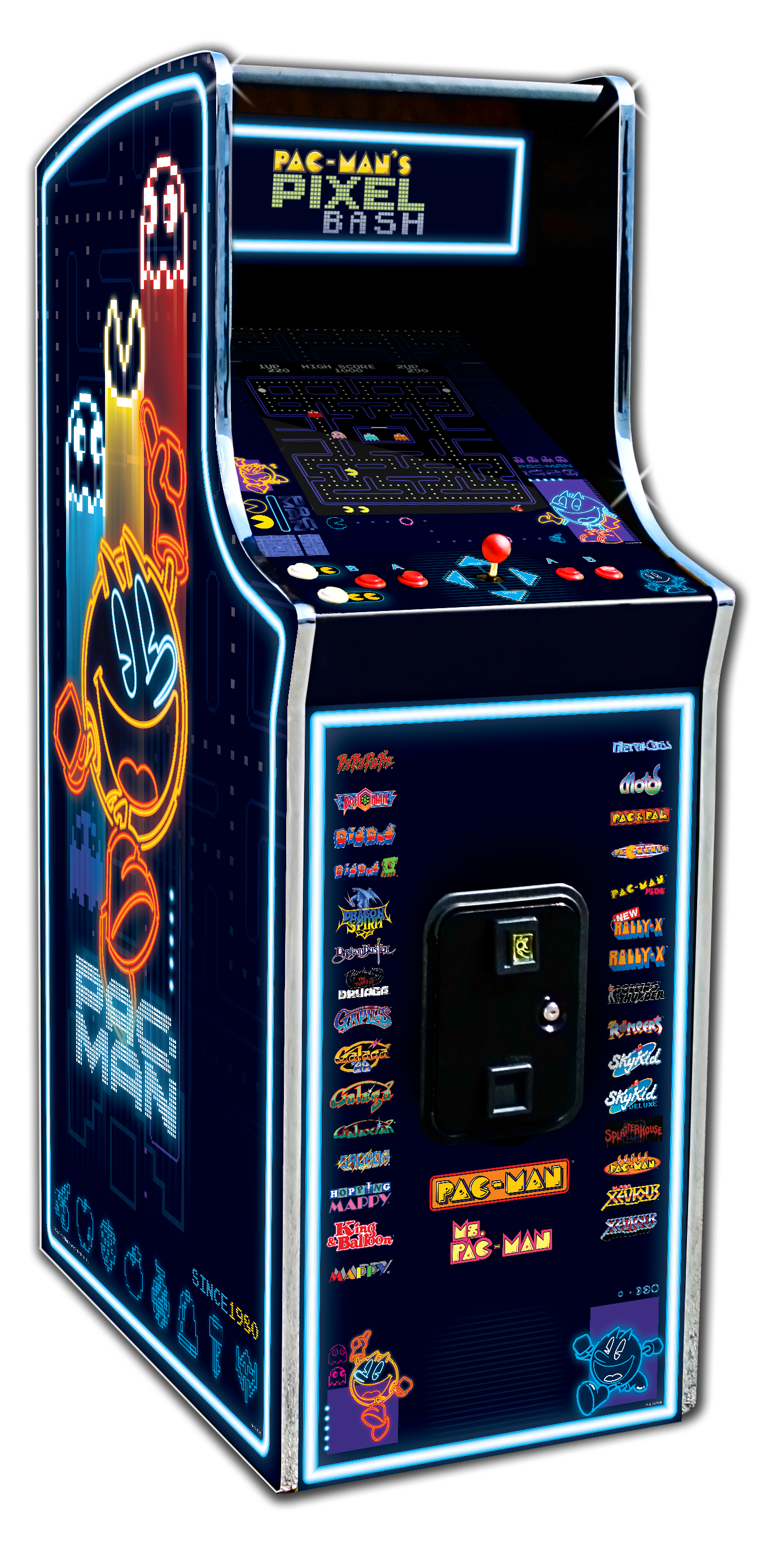 Pac-Man's Pixel Bash Neon 32 Games