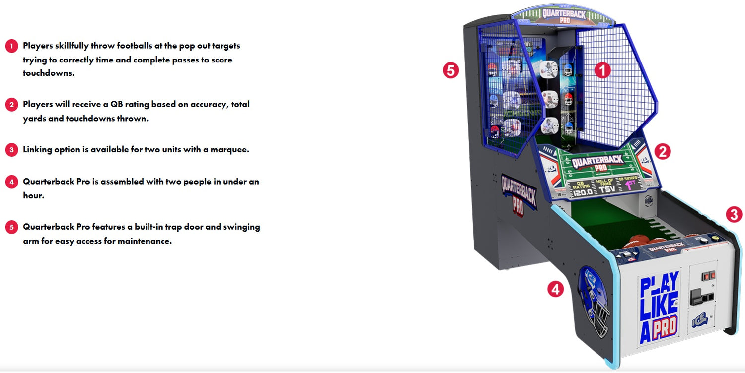 Quarterback Pro Football Arcade Game