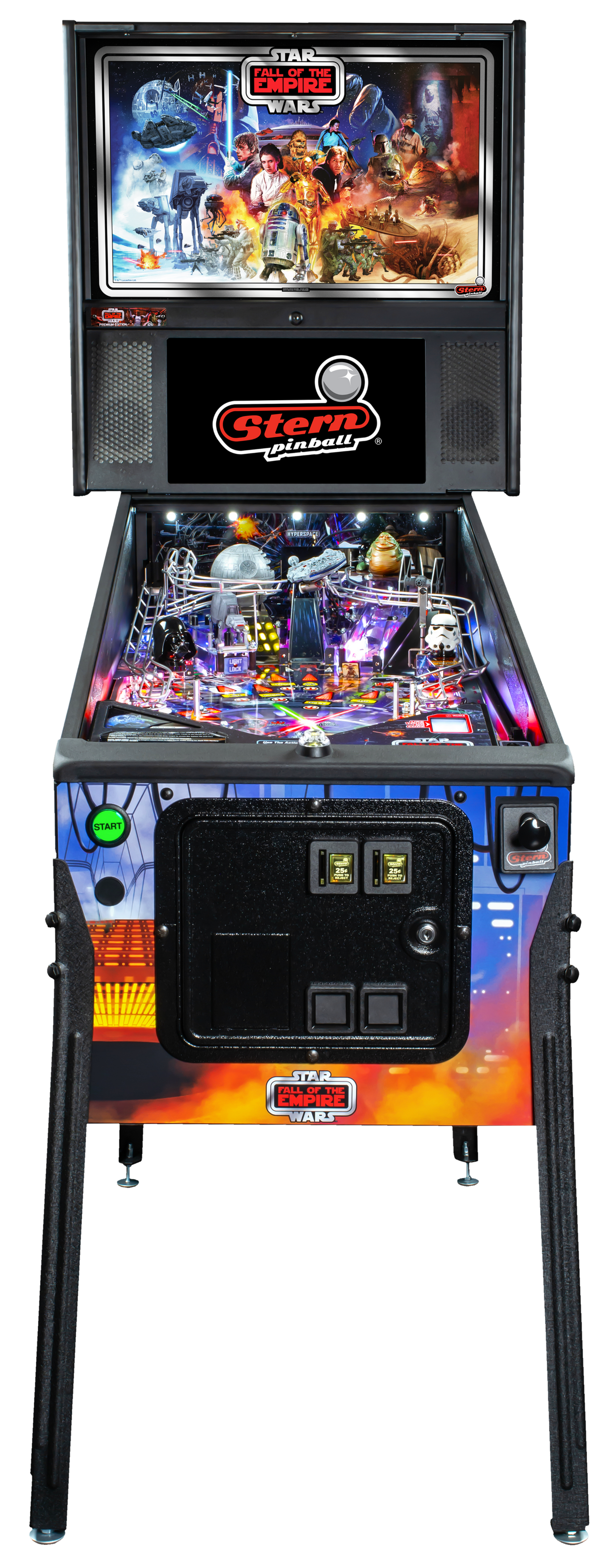 Star Wars Fall Of The Empire Premium Pinball Machine By Stern