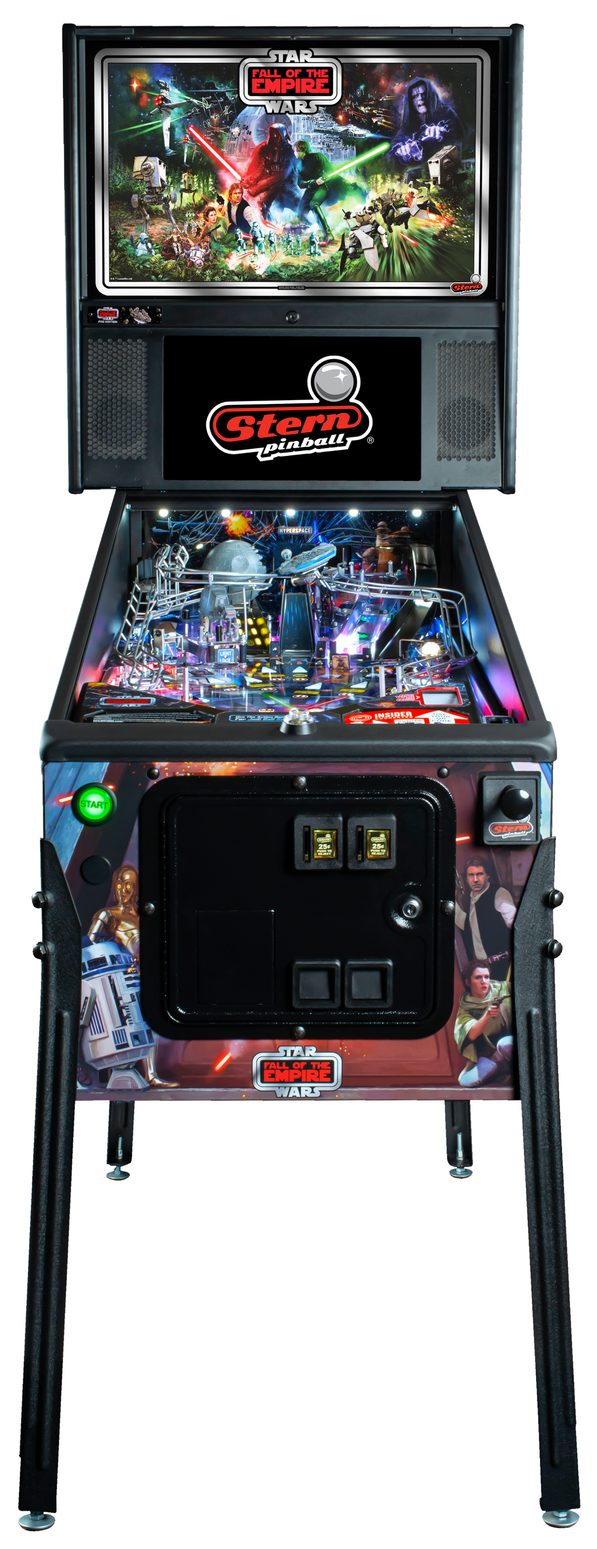Star Wars Fall of the Empire Pro Pinball Machine By Stern