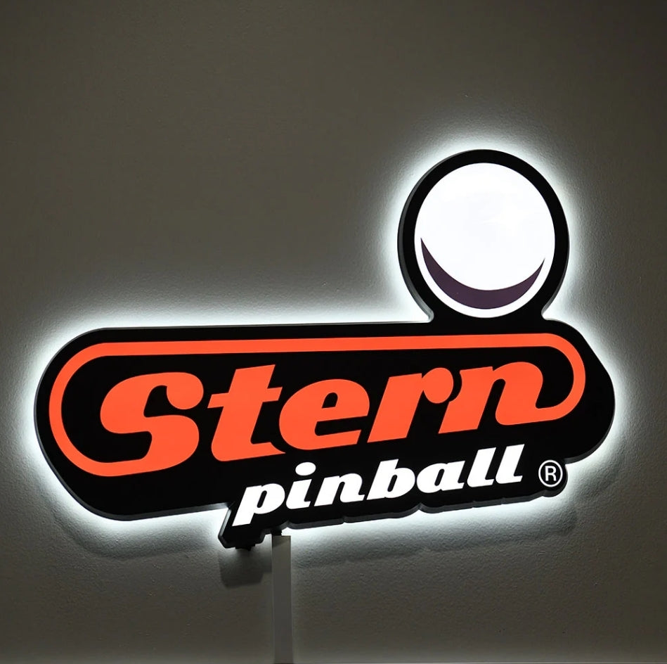 Pinball Wall Light up Sign by Stern Pinball