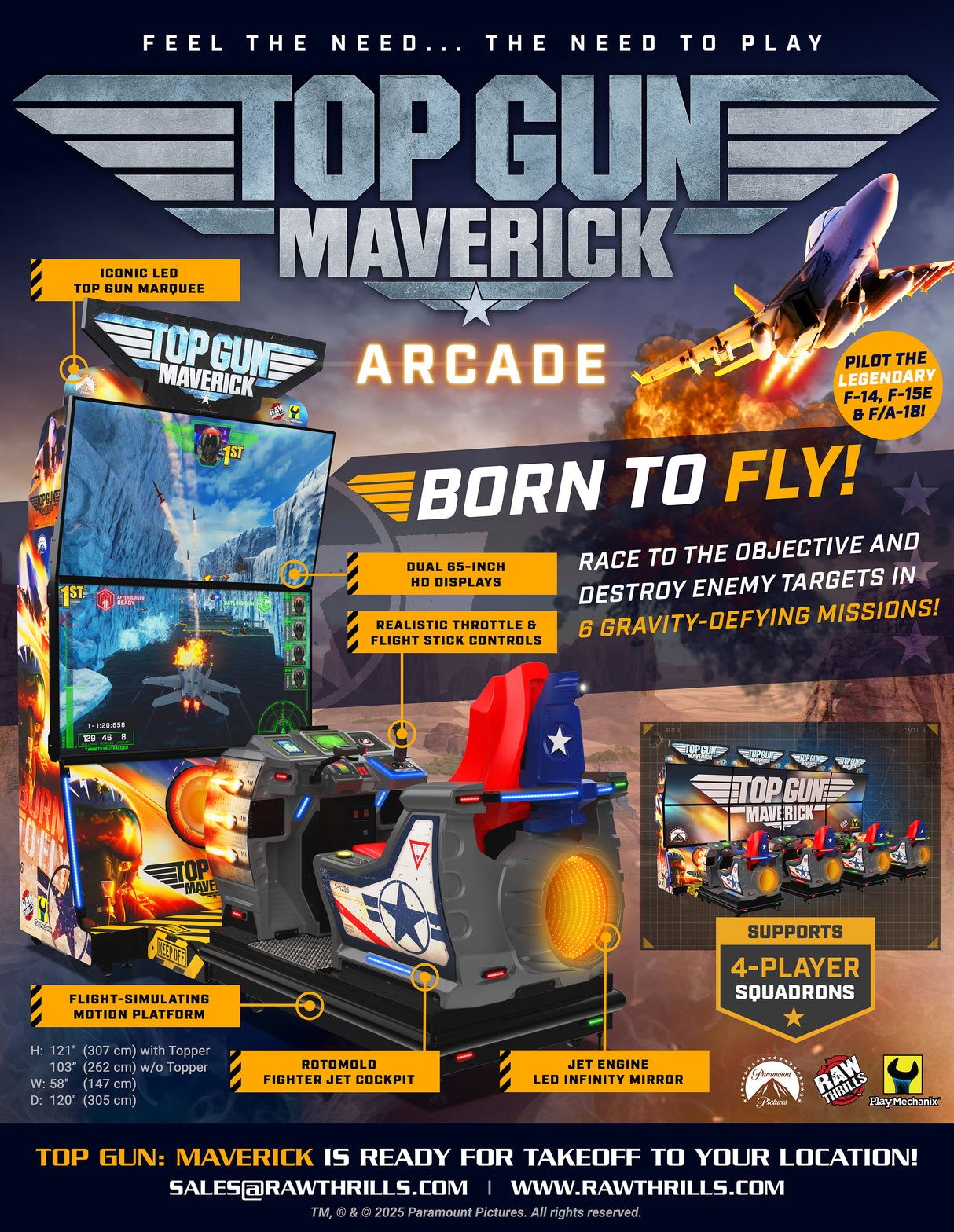 TOP GUN Maverick Arcade Game