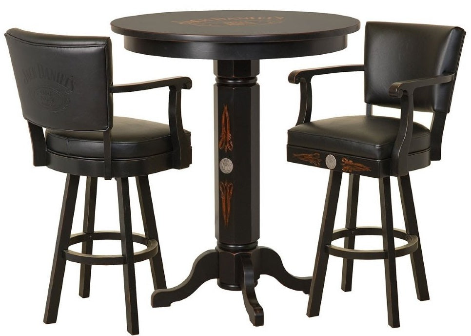 Jack Daniel's Wood Pub Table & Barstool Set