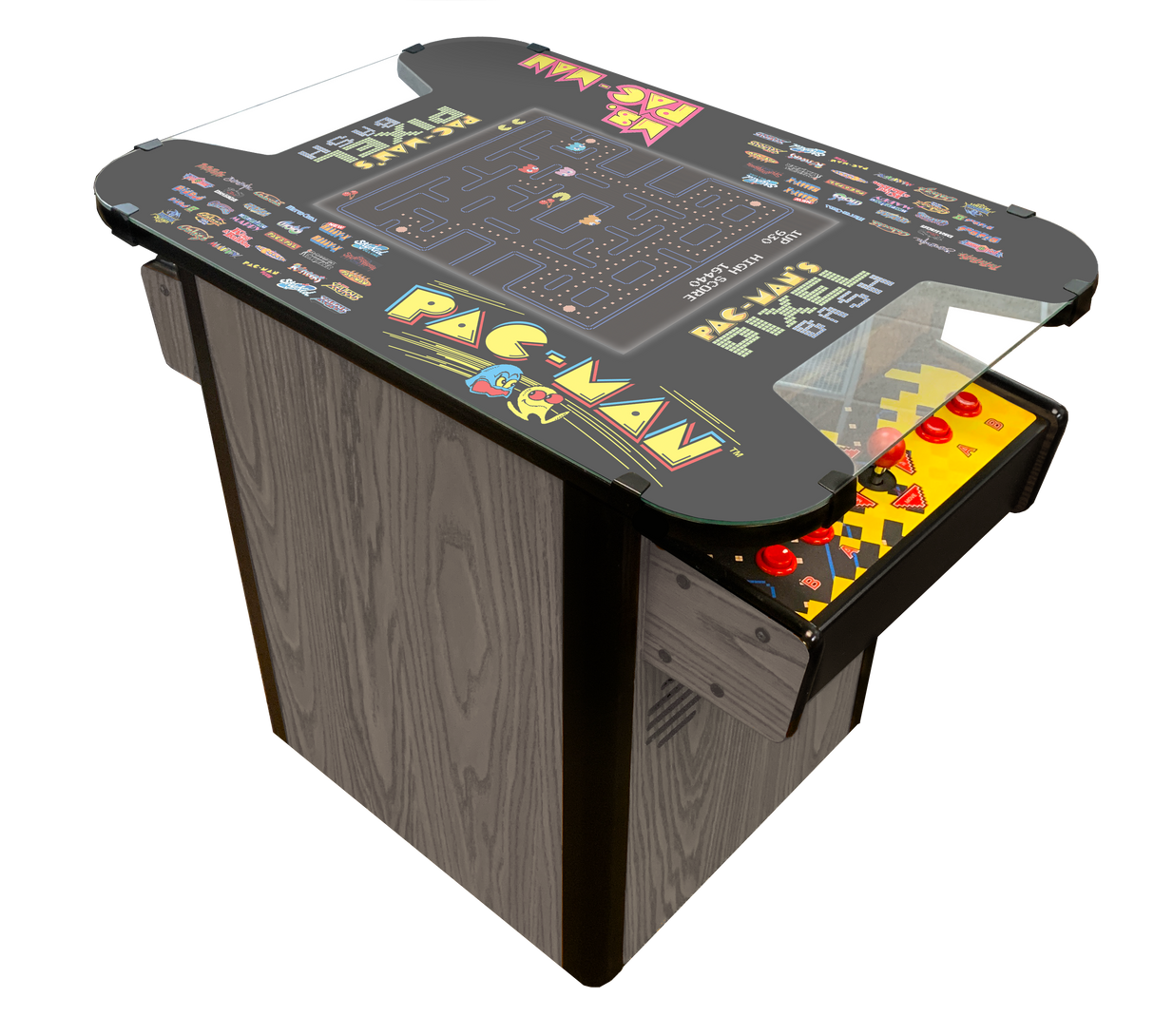 Pacman’s Pixel Bash 32 Arcade Games Cocktail Table