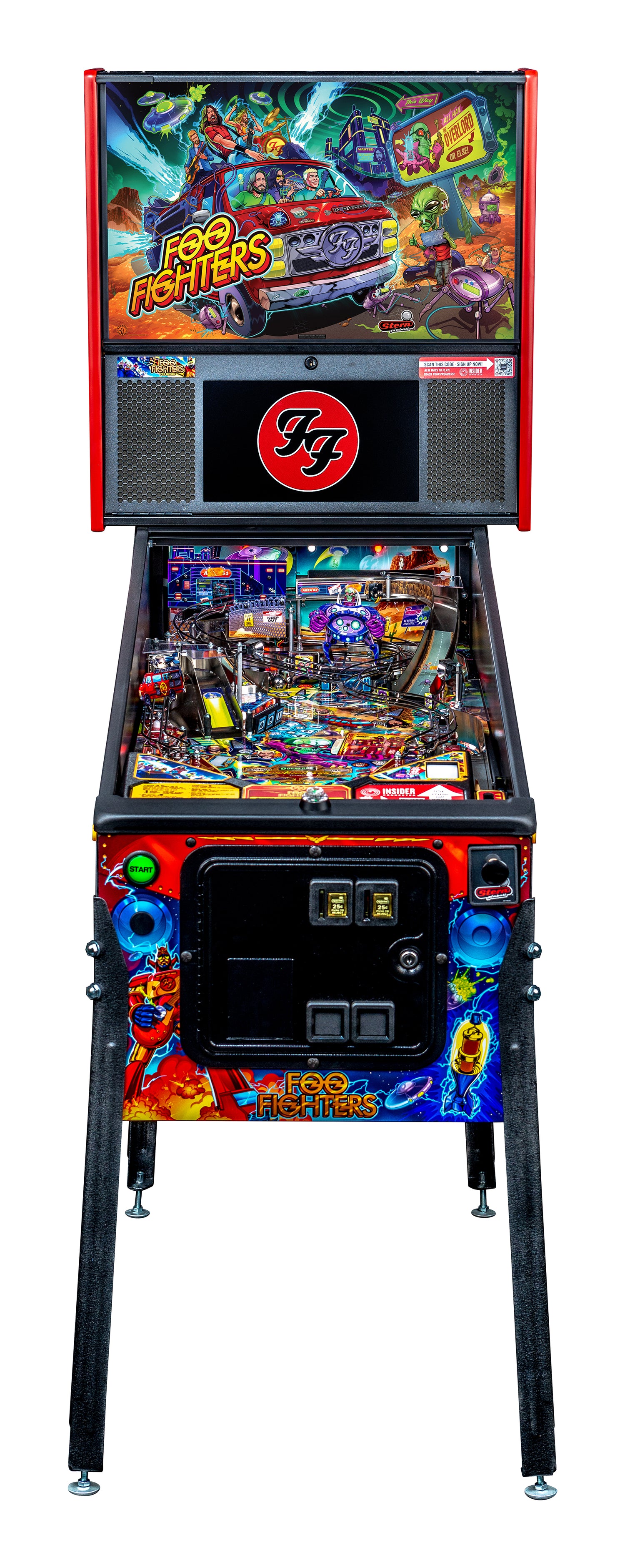 Foo Fighters Pro Pinball By Stern