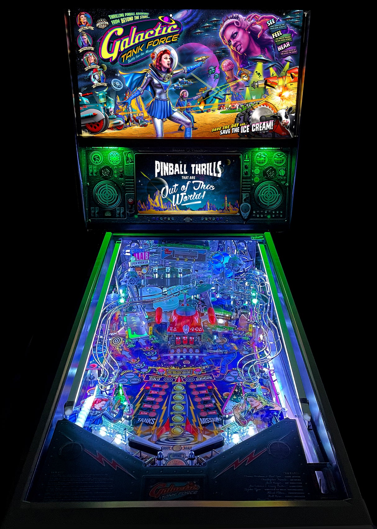 Galactic Tank Force Deluxe by American Pinball