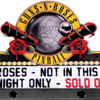 Guns N Roses Pinball Topper