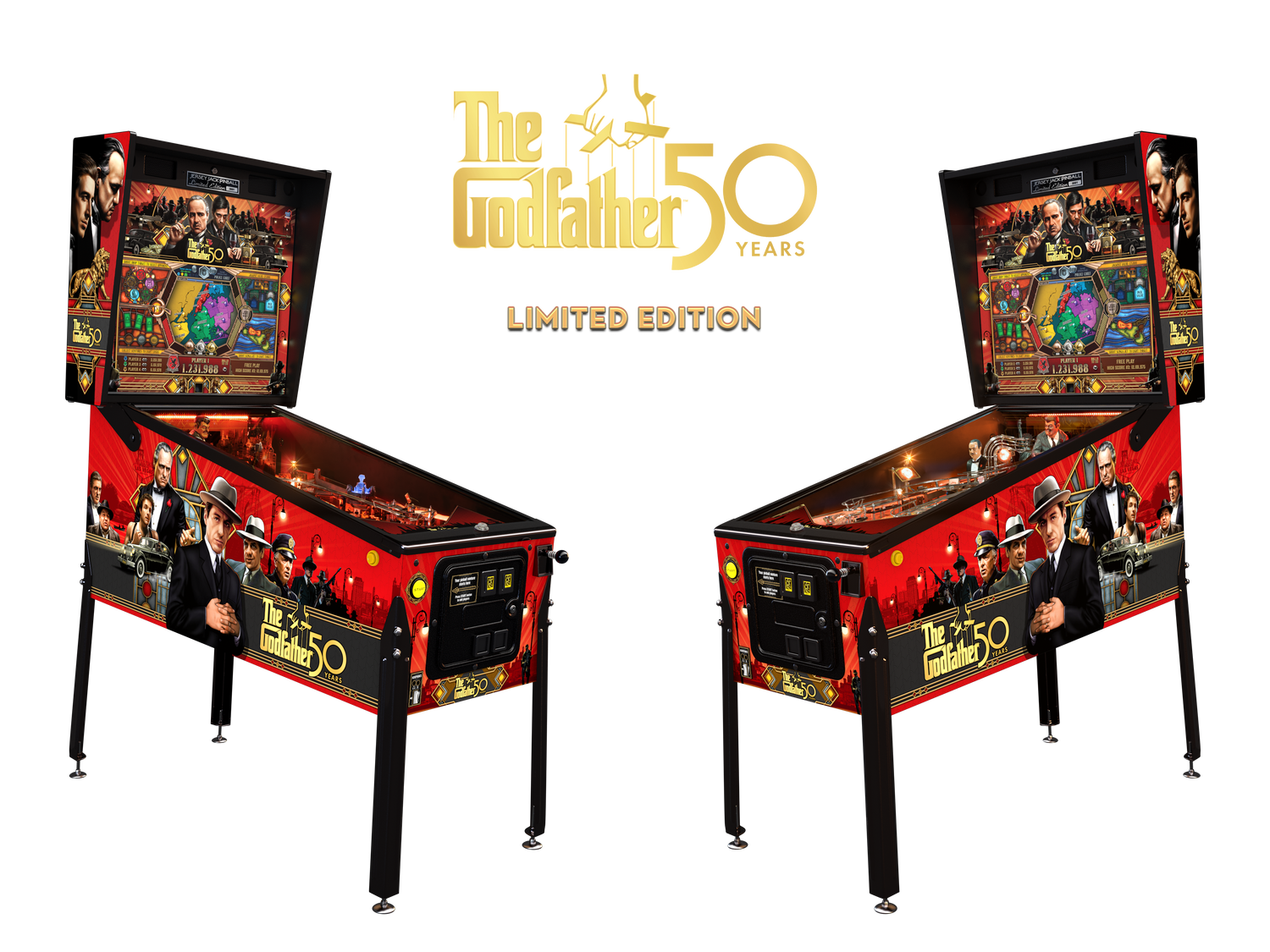 The Godfather Pinball LE By Jersey Jack Pinball