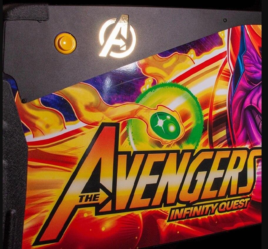 Avengers Infinity Quest Side Rail Armor Stern Pinball