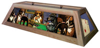 
              Dogs Playing Poker Pool Table Stainable Raw Wood
            