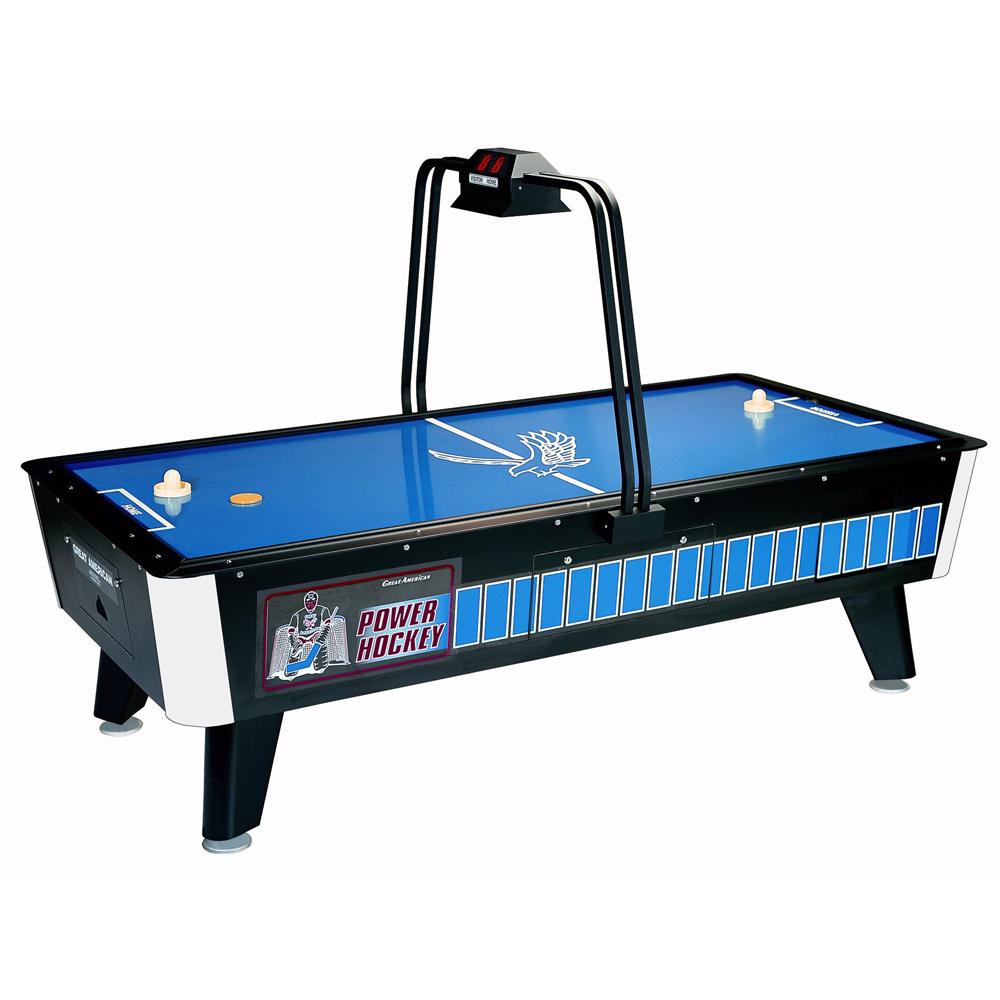 Power Air Hockey Table with overhead scoring