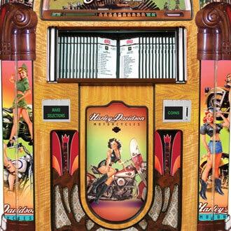 Harley-Davidson CD Jukebox American Beauty - Gameroom Goodies