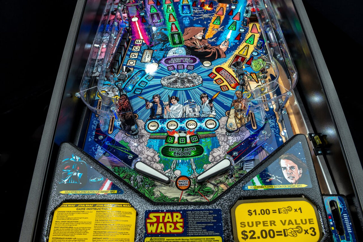 Star Wars Comic Art Pro Pinball Machine detail 4
