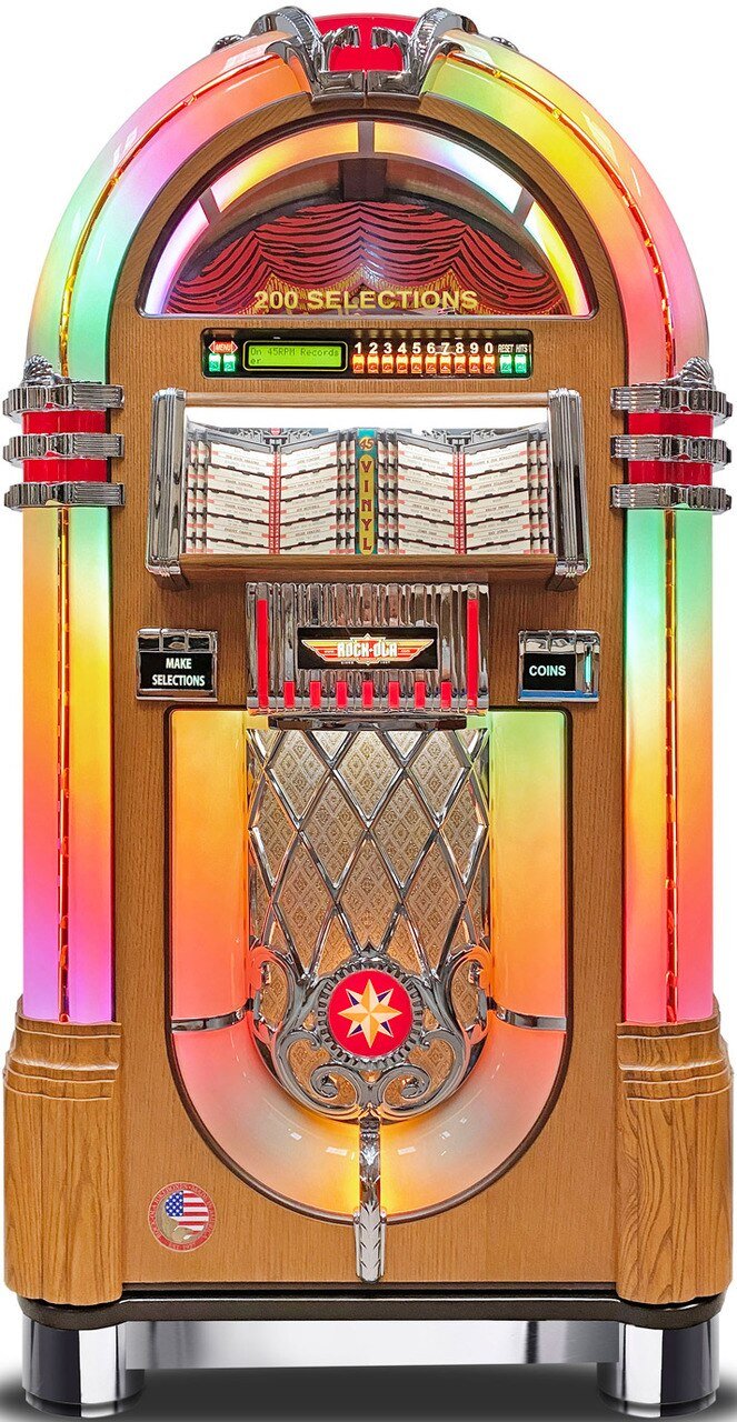 Rock-Ola Authentic Bubbler Vinyl 45 with Bluetooth - Gameroom Goodies