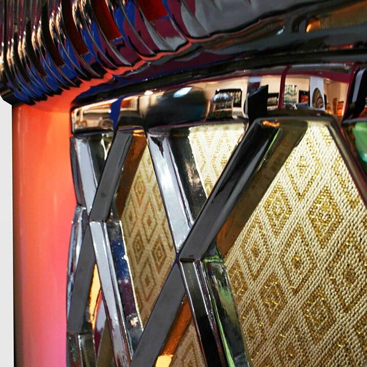 Rock-ola Bubbler Digital Jukebox Music Center Gloss White - Gameroom Goodies