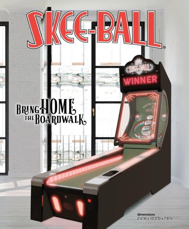 Skee-Ball Glow Alley Home Arcade - Gameroom Goodies