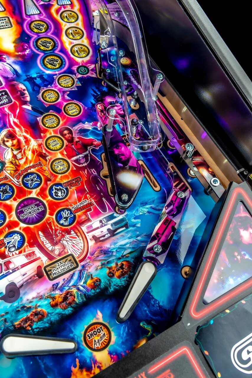 Stranger Things Pinball Machine Premium By Stern Pinball - Gameroom Goodies