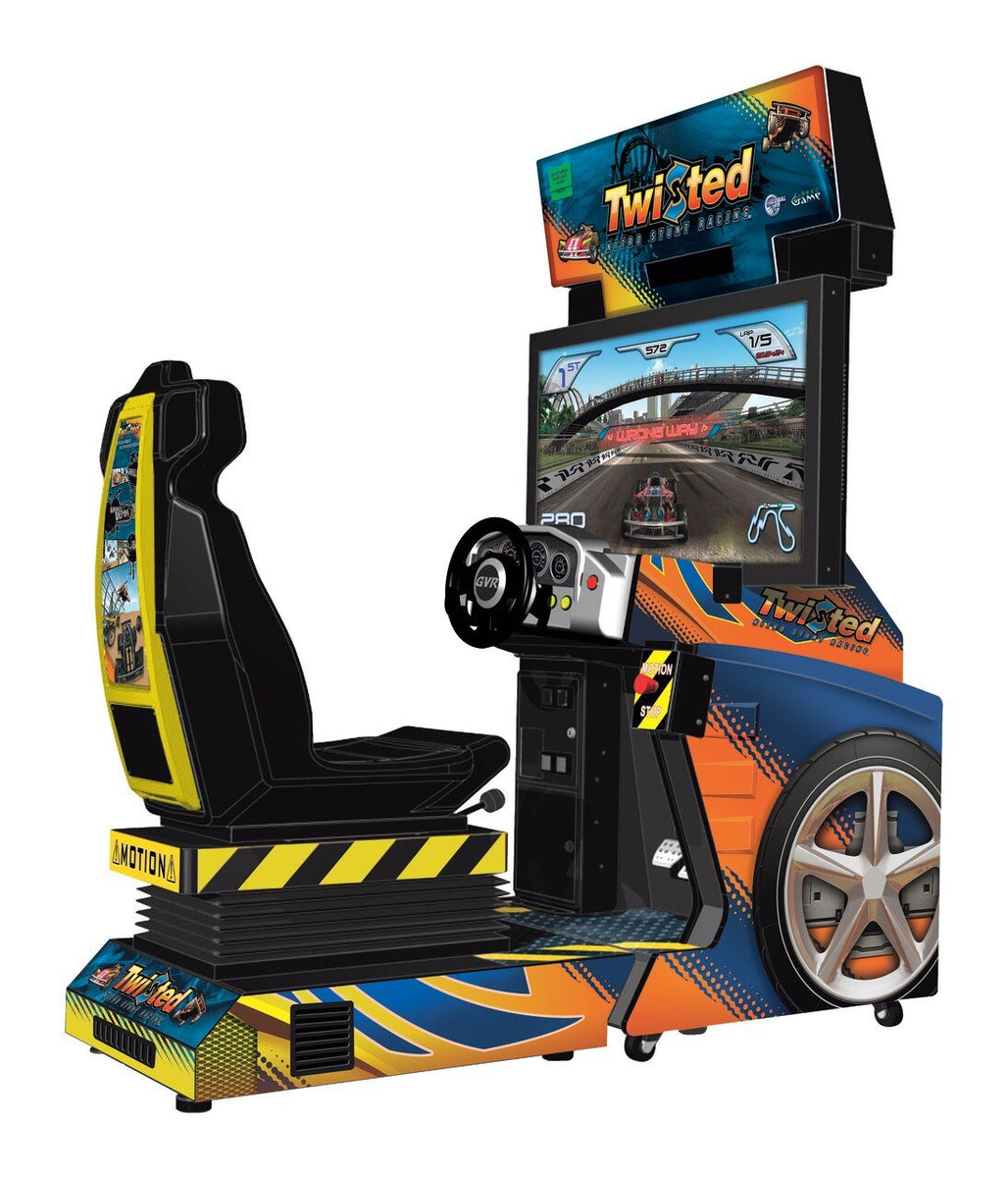 Twisted Nitro Stunt Racing Driving Arcade Game| Gameroom Goodies