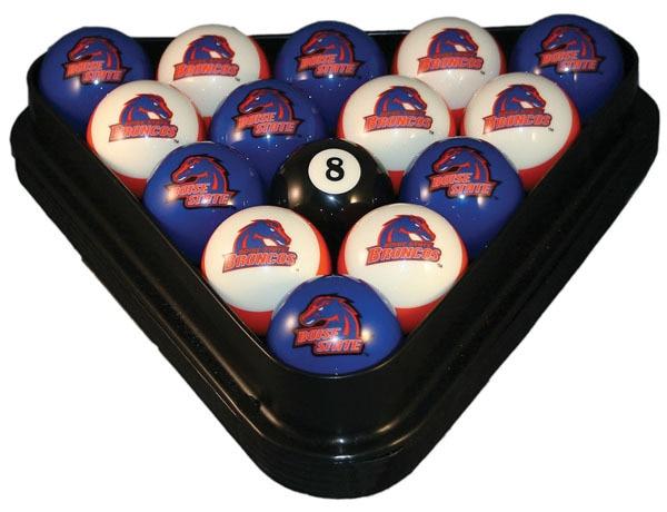 University of Boise State Broncos Pool Ball Sets - Gameroom Goodies