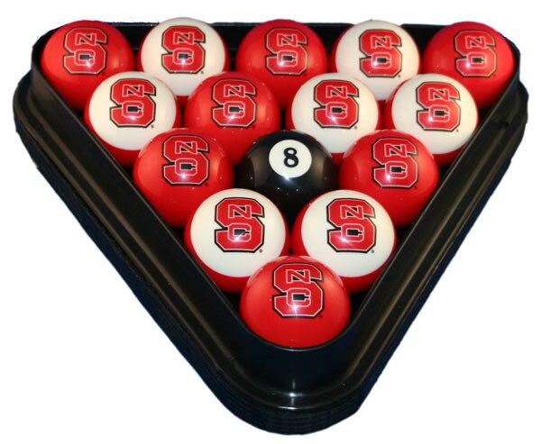 University of North Carolina State Wolfpack Pool Ball Sets - Gameroom Goodies