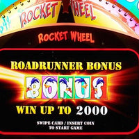 Wiley E. Coyote's Rocket Wheel Redemption Arcade Game - Gameroom Goodies